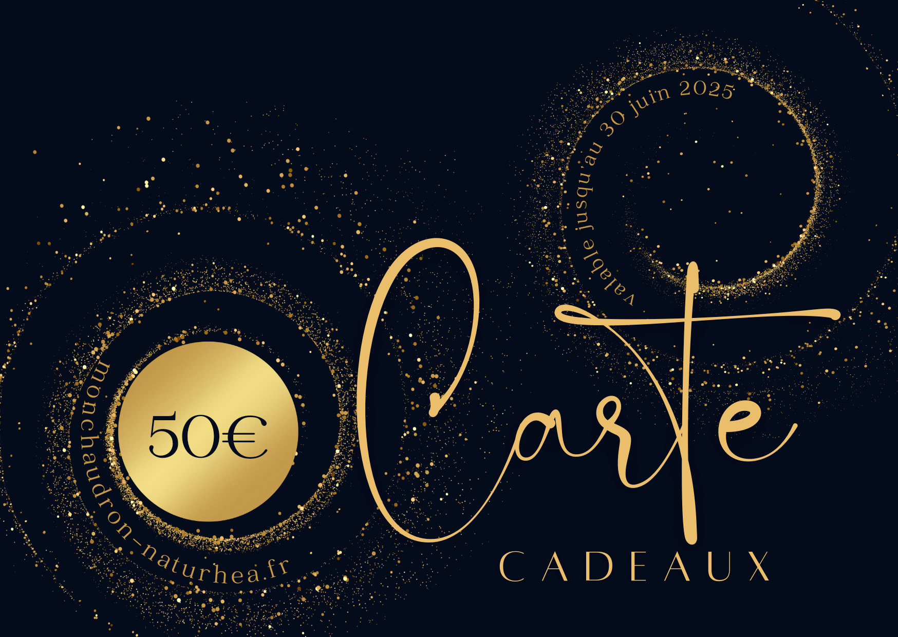 carte cadeaux 50€